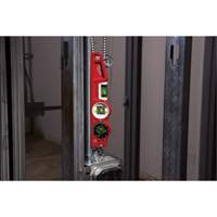Die Cast Torpedo Level with 360 Degree Locking Vial, 10" L, Aluminum, 3 Vials, Magnetic Cantin et fils