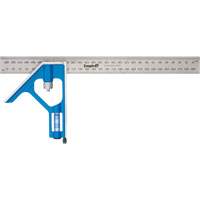 True Blue&reg; Combination Square, 12" L, Stainless Steel, Plain Cantin et fils