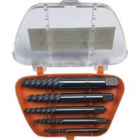 DRILLCO Screw Extractor Set with Drills, Carbide, 5 Pieces Cantin et fils