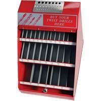 DRILLCO Fractional Drill Bit Display Set, 540 Pieces Cantin et fils