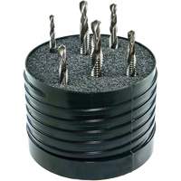 DRILLCO Combined Tap & Drill Set, 6 Pieces, High Speed Steel Cantin et fils
