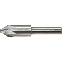 Fraise sans broutage DRILLCO, 3/16", Acier rapide, Angle de 60°, 6 cannelures Cantin et fils