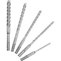 MX4 4-Cutter Rotary Hammer Drill Bit Kit, 5 Pieces, Carbide Cantin et fils