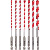 Shockwave Hammer Drill Bit Kit, 7 Pieces, Carbide Cantin et fils