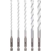 Shockwave Multi-Material Drill Bit Set, 5 Pieces, Carbide Cantin et fils