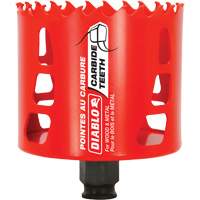 Wood & Metal Hole Saw, 3-1/8", 2-3/8" Depth of Cut, Carbide Cantin et fils