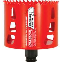 Wood & Metal Hole Saw, 3-1/4", 2-3/8" Depth of Cut, Carbide Cantin et fils