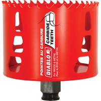 Wood & Metal Hole Saw, 3-1/2", 2-3/8" Depth of Cut, Carbide Cantin et fils