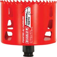 Wood & Metal Hole Saw, 3-5/8", 2-3/8" Depth of Cut, Carbide Cantin et fils
