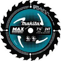 Carbide-Tipped Max Efficiency Framing Circular Saw Blade, 7-1/4", 24 Teeth, Wood Use Cantin et fils