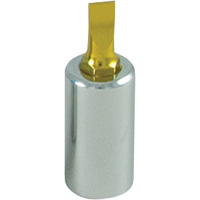 Douille tournevis &agrave; embout dor&eacute;, Fente, 15/64", Prise 1/4" Cantin et fils