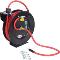 Hose Reel, Air/Water, 3/8" x 50', Single Hose, 300 psi Cantin et fils