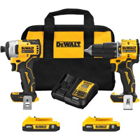 Atomic Cordless & Brushless Two-Tool Combo Kit, Lithium-Ion, 20 V Cantin et fils