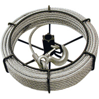 JGP-300A Assemblage de c&acirc;ble de 3 tonnes de 66' pour treuils Jet Cantin et fils