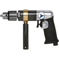 AD12VSRK Perceuse pneumatique &agrave; vitesse variable, 6 pi³/min, 1/4" NPT, 82 dBA, 1/2" mandrin, Avec cl&eacute; Cantin et fils
