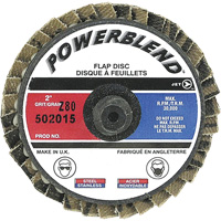 Disque &agrave; feuillets PowerBlend Roll-On, 2" x Type R, Grain Z80 Cantin et fils