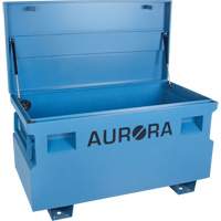 Coffre &agrave; outils de chantier, 48" x 24" x 27-3/5", Acier, Bleu Cantin et fils