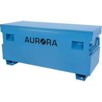 Coffre &agrave; outils de chantier, 60" x 24" x 27-1/2", Acier, Bleu Cantin et fils