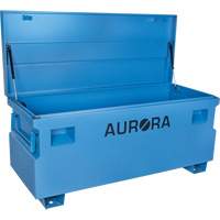 Coffre &agrave; outils de chantier, 60" x 24" x 27-1/2", Acier, Bleu Cantin et fils
