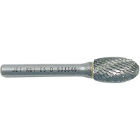 E3-DC JET-KUT&reg; GP Oval Shape Carbide Bur, 3/8" Dia. Cantin et fils