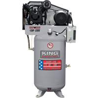 2-Stage Air Compressor, 80 Gal. (96 US Gal) Cantin et fils