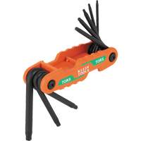 Jeu de cl&eacute;s hexagonales pliant et compact, 8 mcx, Torx Cantin et fils