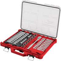 Ratchet & Socket Set with PACKOUT Low-Profile Organizer, 47 Pcs, 1/2" Drive Size, Deep Cantin et fils