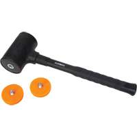 Dead Blow Hammer, 45 oz. Head Weight, Polyurethane Face, Fibreglass Handle, 13" L Cantin et fils