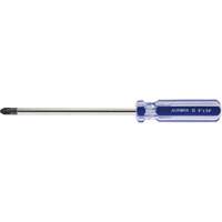 Tournevis Philips bleu transparent avec bandes, #3, Prise Plastique Cantin et fils