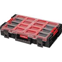 Arx&reg; 2X-Large Organizer with Bins, 23" x 15-1/5" x 6-4/5", Black Cantin et fils