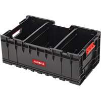 Caisse &agrave; outils avec s&eacute;parateurs Arx, 22-7/10" x 14-1/10" x 9-3/10", Noir Cantin et fils