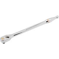 Rochet &agrave; t&ecirc;te chrom&eacute;e enti&egrave;rement polie en goutte avec manche extra long 120XP, Prise de 1/4", Poign&eacute;e Ergonomique Cantin et fils