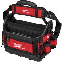 Fourre-tout structur&eacute; PackOut, Polyester, 39 pochettes, Noir/Rouge Cantin et fils