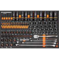 97-Piece Bolt Biter Mechanics Tool Set in Foam Storage Tray Cantin et fils