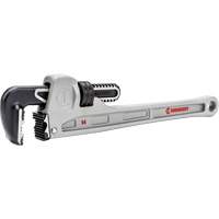 K9 Jaw Pipe Wrench, 2-3/8" Jaw Capacity, 14" Long, Powder Coated Finish, Non-Ergonomic Handle Cantin et fils