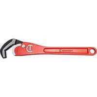 Self-Adjusting Steel Pipe Wrench, 2-1/2" Jaw Capacity, 16" Long, Powder Coated Finish, Non-Ergonomic Handle Cantin et fils