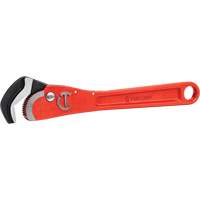 Self-Adjusting Pipe Wrench, 1-1/2" Jaw Capacity, 12" Long, Powder Coated Finish, Non-Ergonomic Handle Cantin et fils