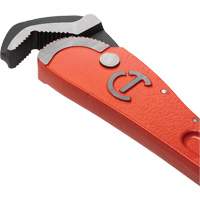 Self-Adjusting Pipe Wrench, 1-1/2" Jaw Capacity, 12" Long, Powder Coated Finish, Non-Ergonomic Handle Cantin et fils