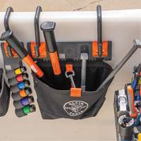 Bucket Work CentreS-Hook Hardware Pouch Module, Nylon, 1 Pockets, Black/Orange Cantin et fils