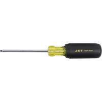JKSR-2 Tournevis &agrave; pointe carr&eacute;e, Tige de #2, Ronde, 4" lo, Prise en Coussin&eacute;e Cantin et fils