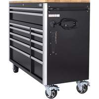 HDRC5212 HD Series Roller Cabinet, 12 Drawers, 51-1/4" W x 21" D x 40-3/10" H, Black Cantin et fils