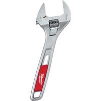 Wide Jaw Adjustable Wrench, 8" L, Chrome Cantin et fils