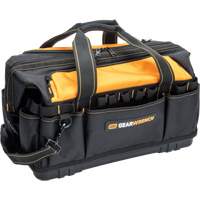 Sac &agrave; outils de 20" pour les professionnels, Nylon, 33 pochettes, Noir/Orange Cantin et fils