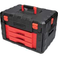 1/4", 3/8" & 1/2" Mechanics Hand Tool Set with 3-Drawer Storage Case Cantin et fils