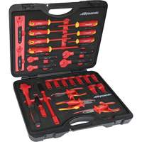 Jeu d'outils isol&eacute;s, 1000 V, 28 M Cantin et fils