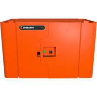 RAILWORKS Double Door Steel Security Panel Lockable Storage Cantin et fils