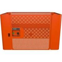 RAILWORKS Mesh Security Panel Single Door Lockable Storage Cantin et fils