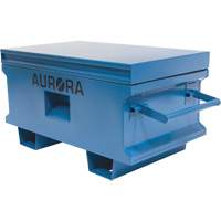 Coffre &agrave; outils de chantier, 33" x 20-3/10" x 18-3/10", Acier, Bleu Cantin et fils
