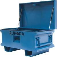 Coffre &agrave; outils de chantier, 33" x 20-3/10" x 18-3/10", Acier, Bleu Cantin et fils