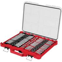 Metric/SAE Ratchet & Socket Set with PACKOUT Low-Profile Organizer, 98 Pcs, 3/8" Drive Size Cantin et fils
